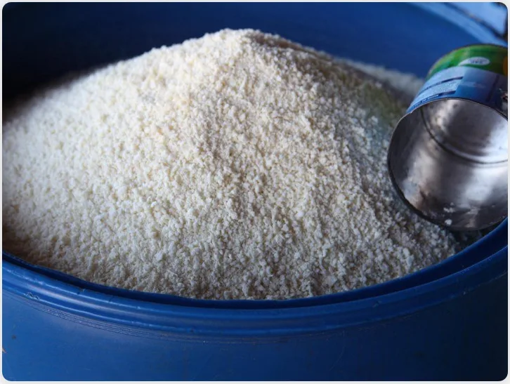 Transformation du manioc en farine