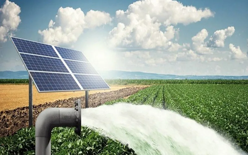 Système d'irrigation par pompage solaire en agriculture